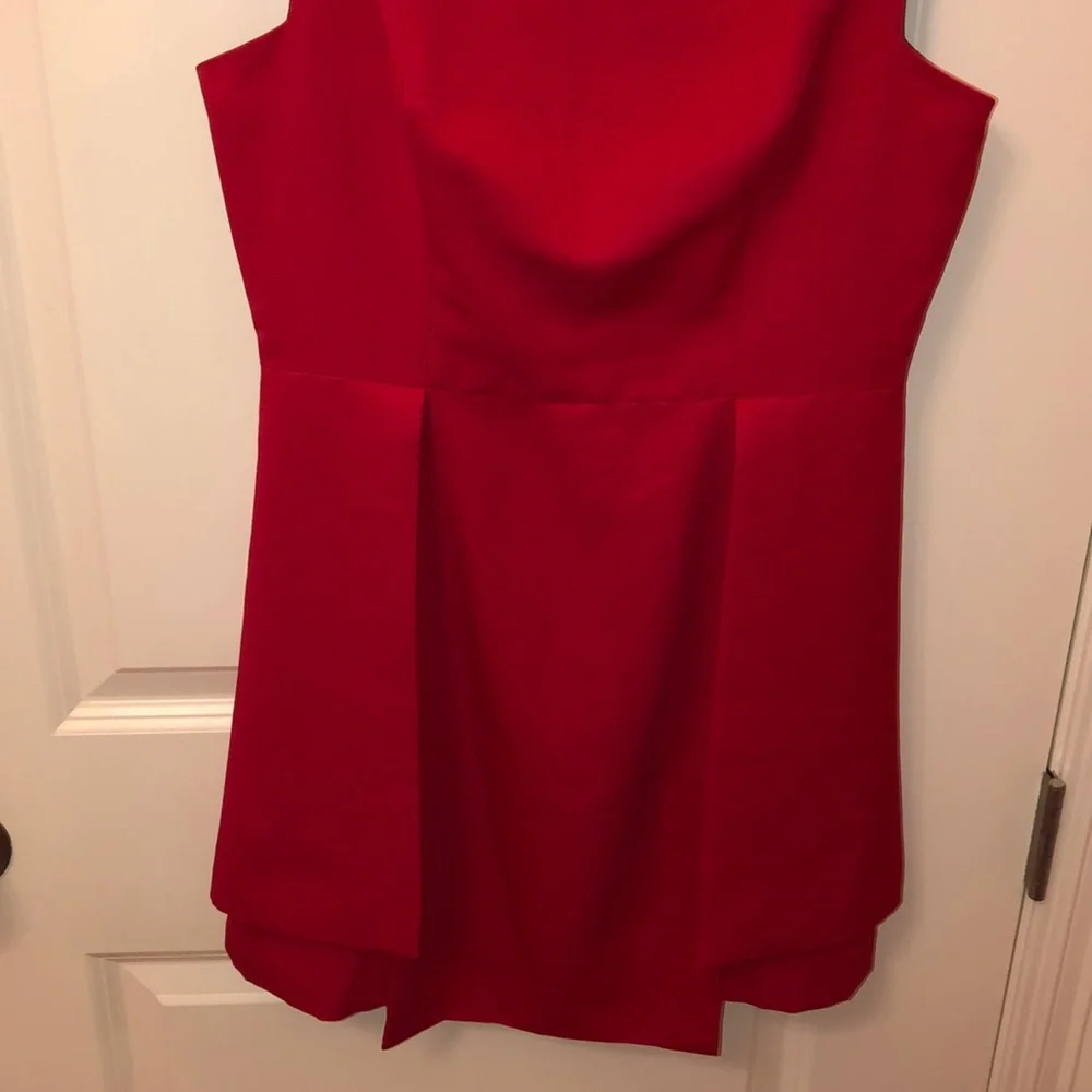 Finders Keepers Frame asymmetrical red mini dress - Picture 5 of 11